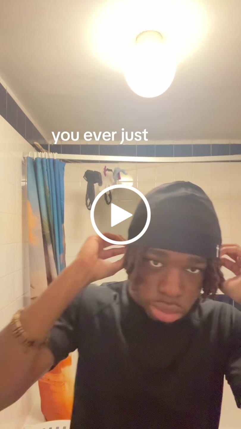 Customer video review of Black Skull Cap