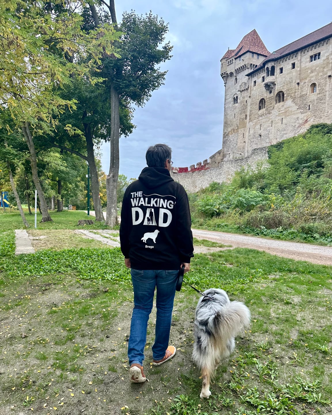 Customer photo review of The Walking Dad - Individueller Hoodie