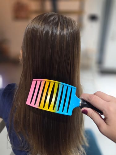 Customer photo review of PACK BROSSE DÉMÊLANTE ANTI CASSE