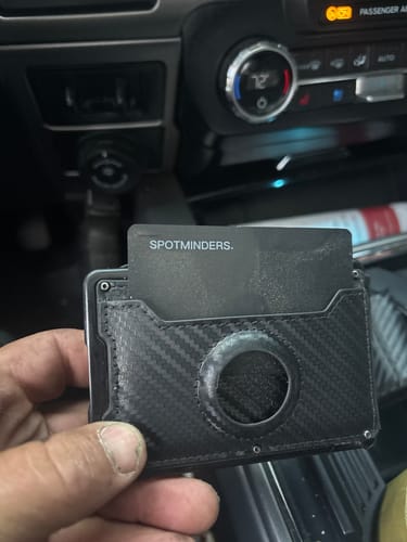 Customer photo review of SPOTMINDERS. Tracking Card