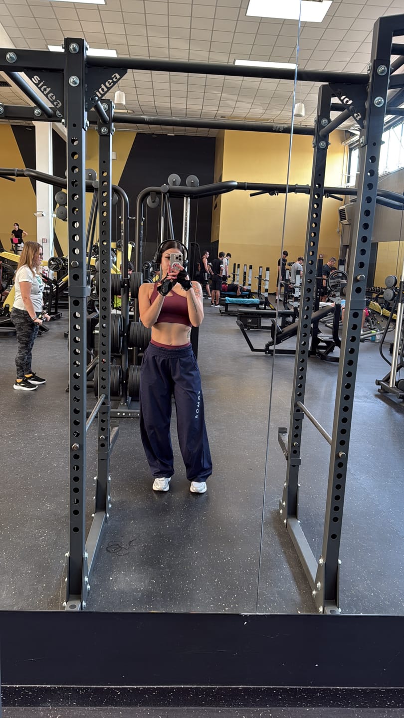 Customer photo review of Pantalone Baggy Jeans Blu