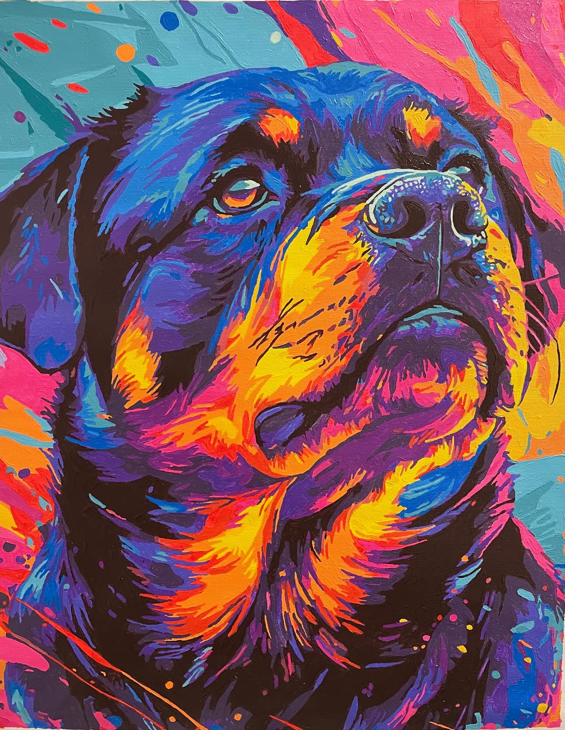 Customer photo review of Color Explosion Rottie
