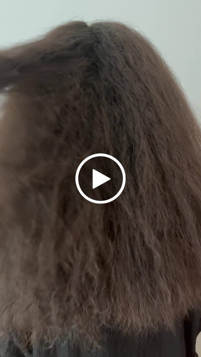 Customer video review of Mascara  Infinit Glow - Alisamento Orgânico Brasileiro