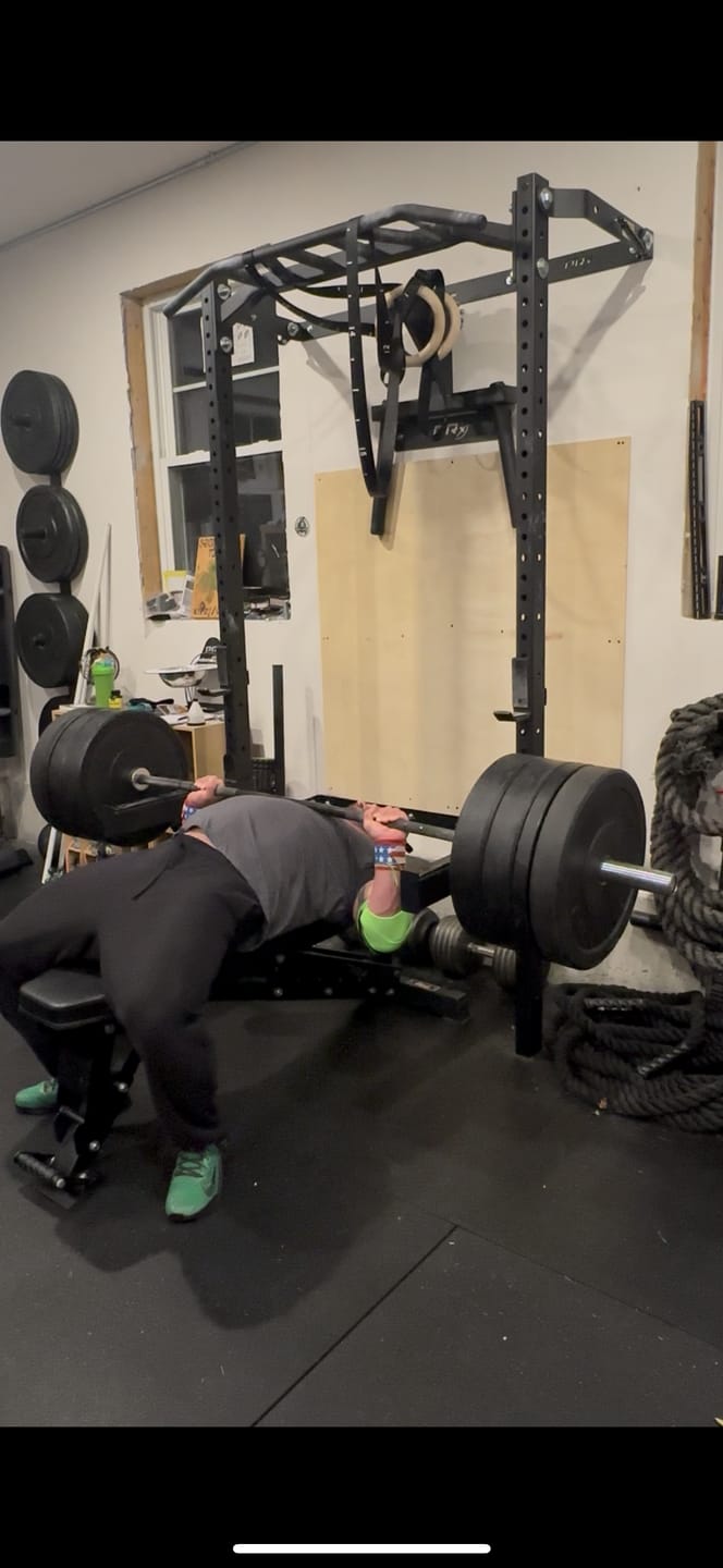 Customer photo review of PR Heavy Duty Premium Elbow Wraps - Neon