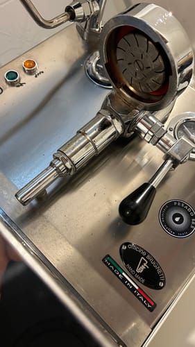 Customer photo review of High Diffusion Espresso Shower Screen - LM, E61, HX, MV