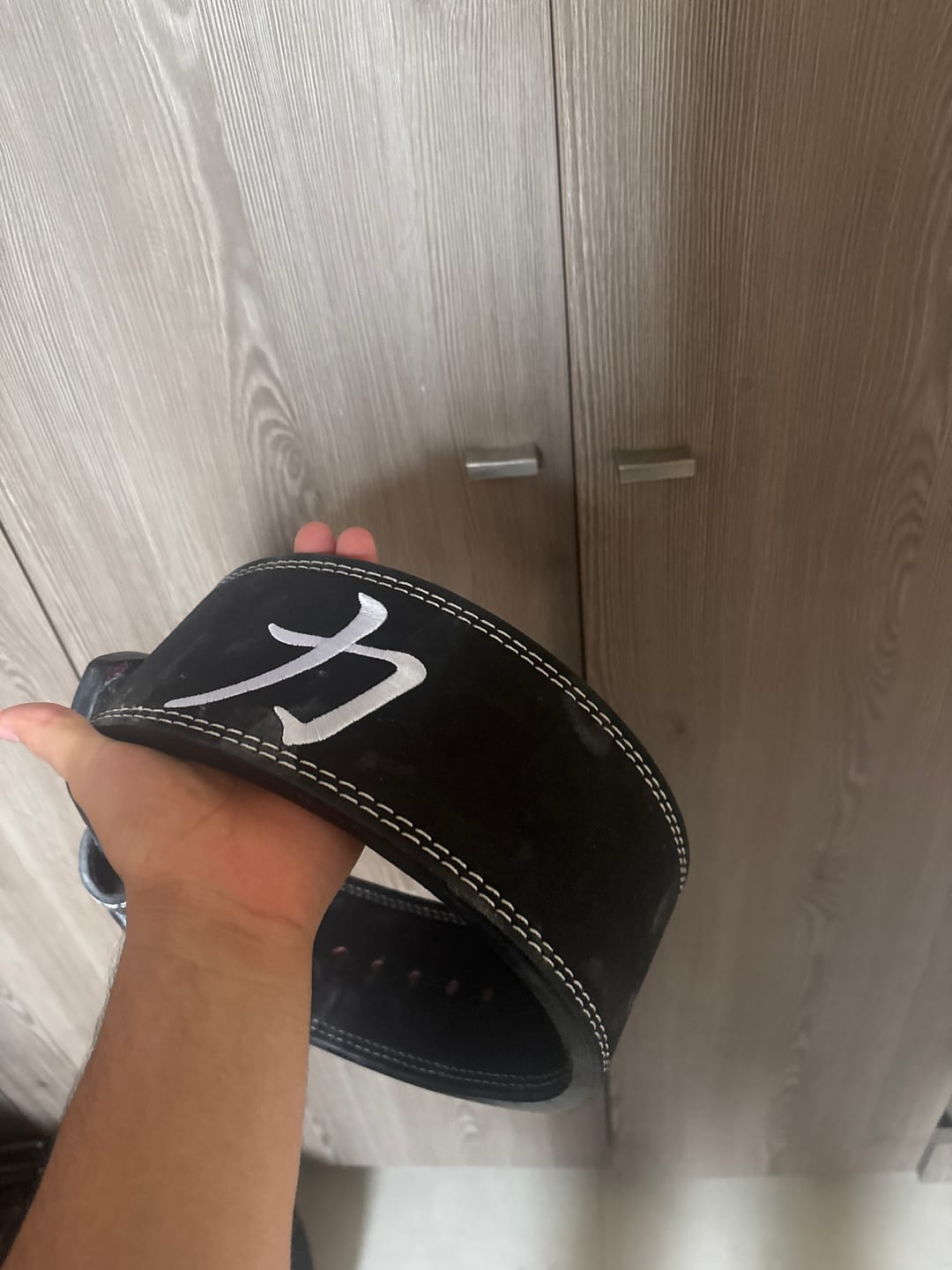 Customer photo review of 13MM Single Prong Belt - Black