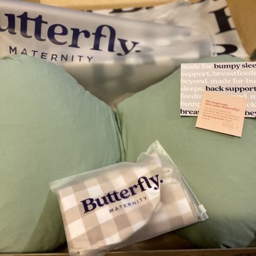 Customer photo review of Butterfly Pillow® Side-Support