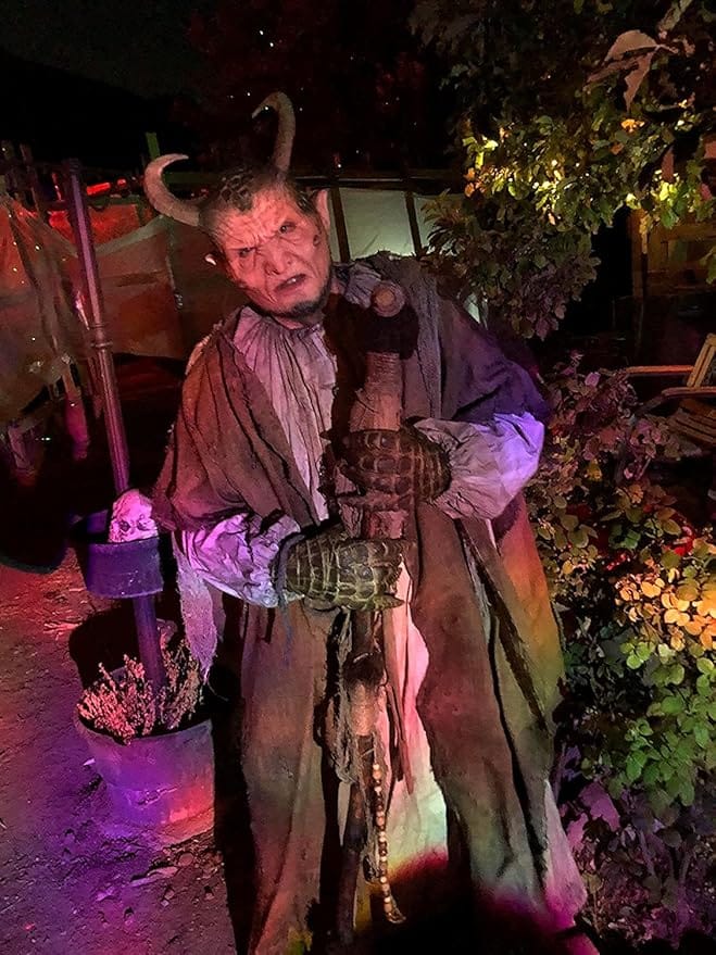 Customer photo review of Devil Mask Silicone Full Face Cosplay Halloween 2025 Real
