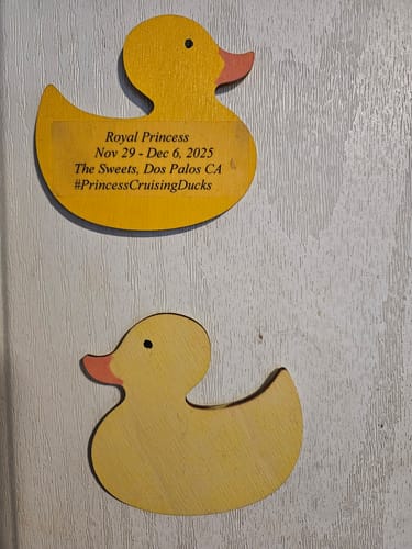Customer photo review of Unfinished Wood Rubber Duck Shape - Bath Time - Nursery Decor - Craft- up to 46" DIY