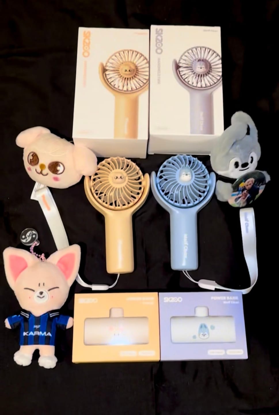 Customer photo review of STRAY KIDS - dominATE SEOUL WORLD TOUR OFFICIAL MD SKZOO HANDHELD FAN