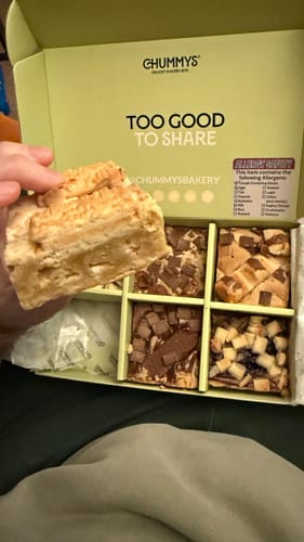 Customer photo review of Mixed Box of Postal Blondies Delivered To Your Door