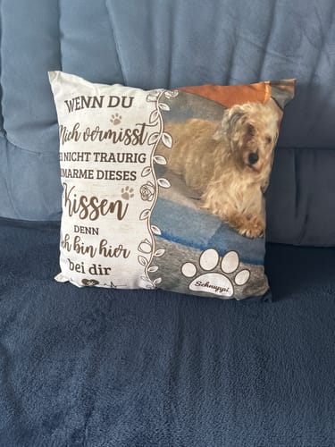 Customer photo review of Seelentröster - Individuelles Kissen