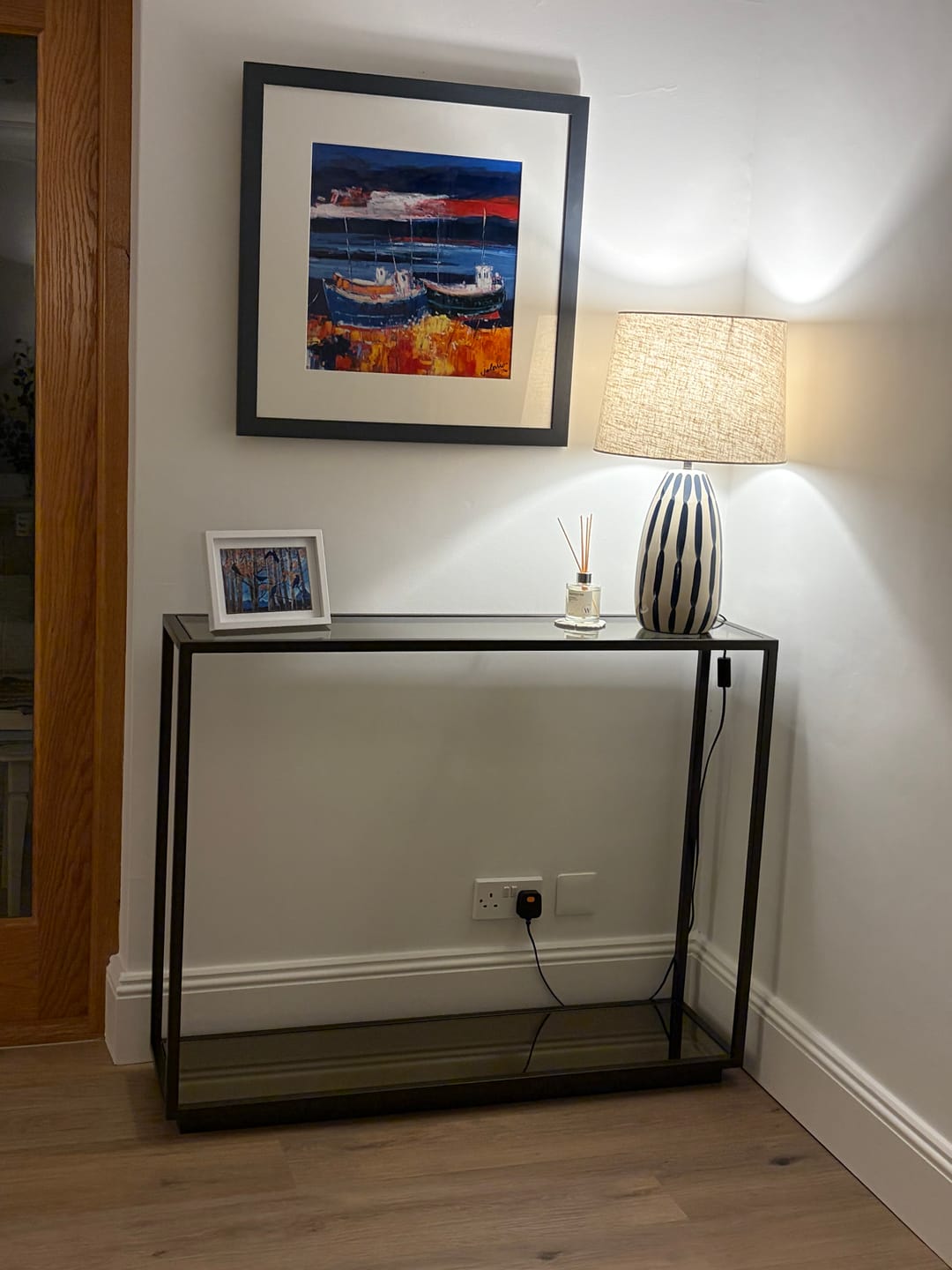Customer photo review of Amara Console Table - Dark Bronze