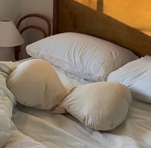 Customer photo review of Butterfly Pillow® Side-Support