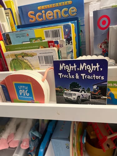 Customer photo review of NIGHT NIGHT TRUCKS & TRACTORS CHILDREN'S BOOK