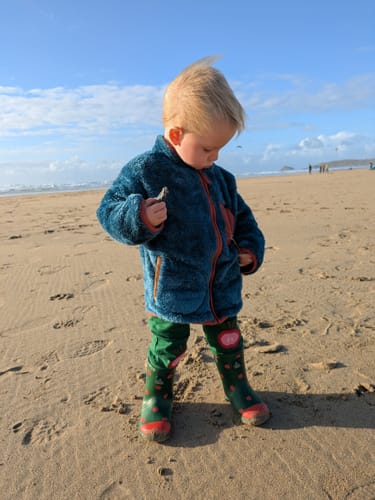 Customer photo review of Dragonfly Zip Up Cosy Recycled Fleece Jacket