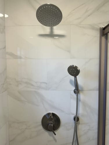 Customer photo review of Universal Handheld Shower Head Holder Wall Mount