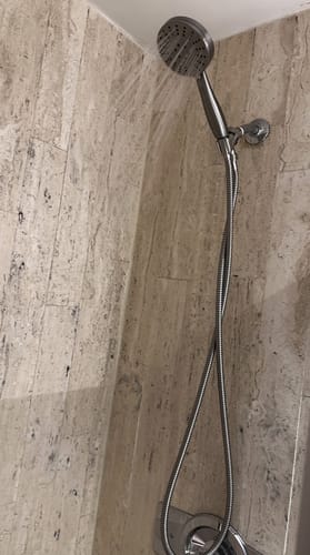 Customer photo review of 3-Spray Handheld Shower Head Set - Canada