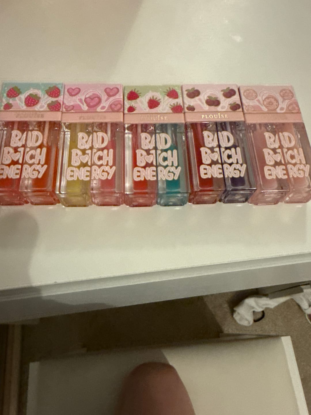 Customer photo review of P. Louise Bad Bitch Double Lip Oil