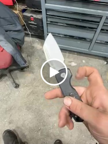 Customer video review of Vosteed Hedgehog Top Liner Lock Knife S35VN 2.99"