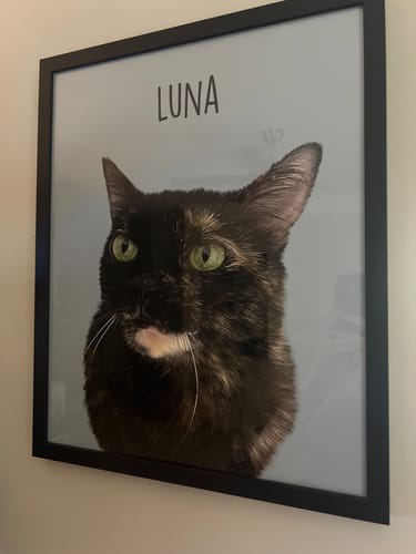 Customer photo review of Classic - Custom Pet Portrait