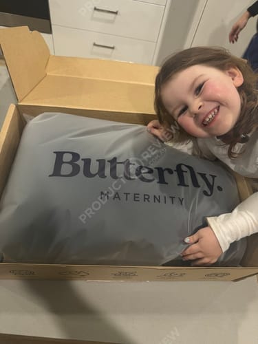 Customer photo review of Butterfly Pillow® Side-Support