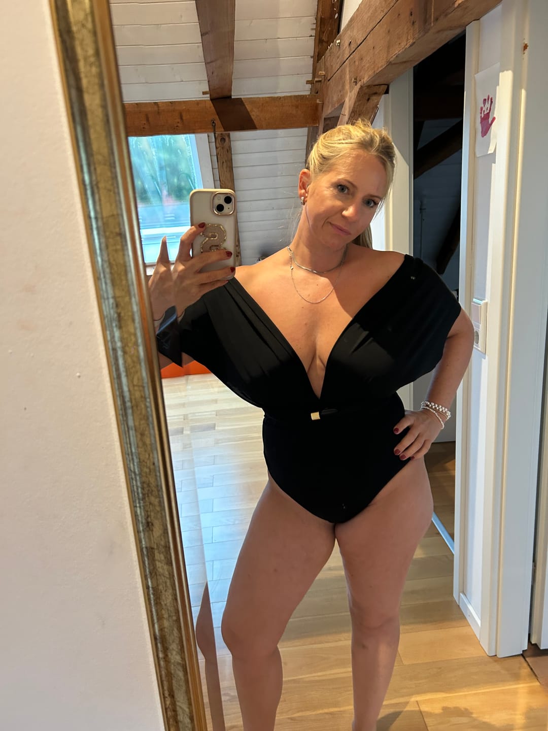 Customer photo review of Sustainable & Convertible Swimsuit BLACK SEA