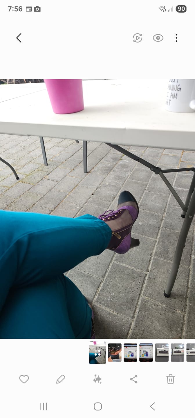 Customer photo review of Urban Mosaic Patchwork Ankle Boots