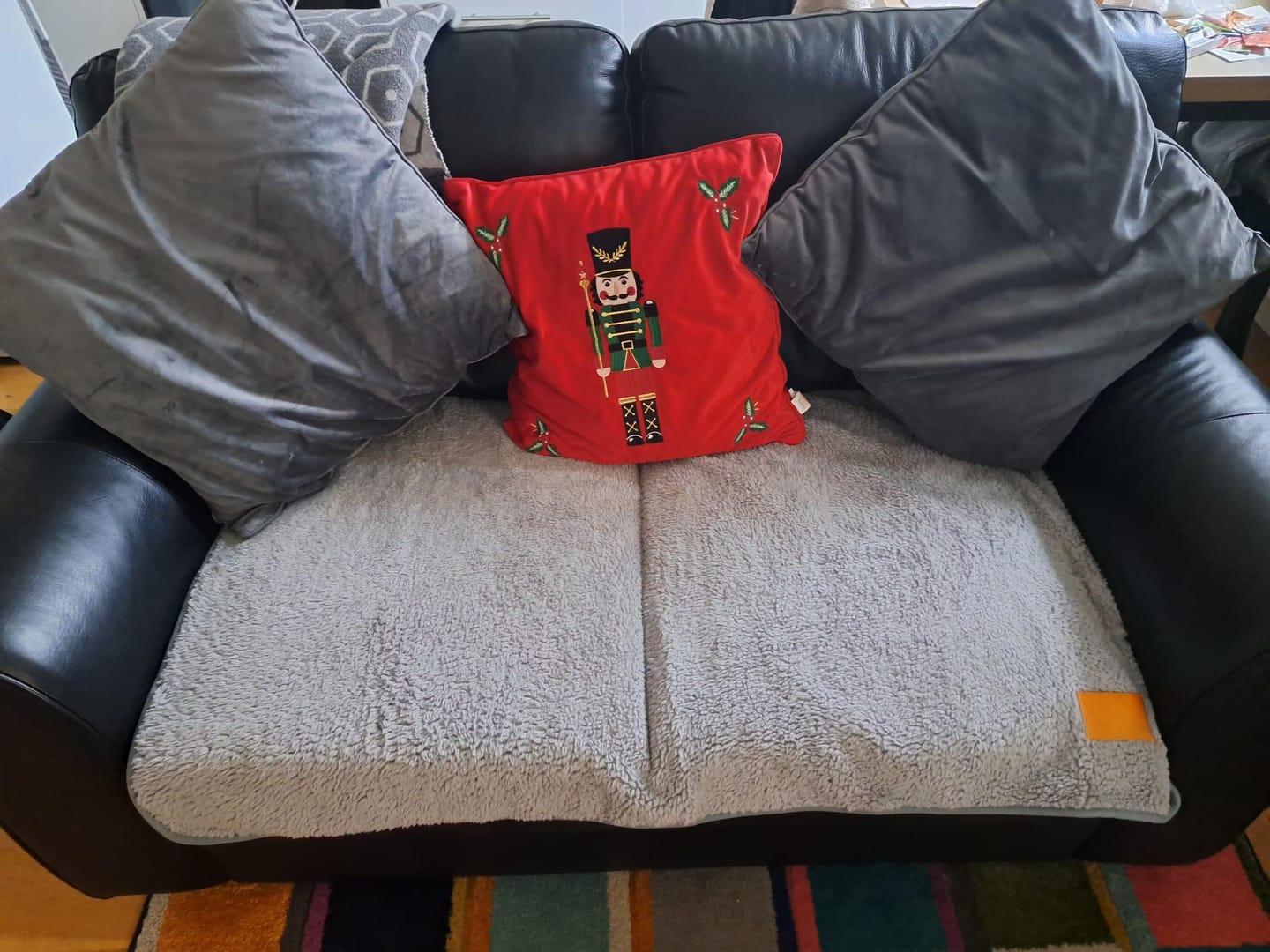 Customer photo review of Hushcover - Waterdichte Pluche Bankhoes