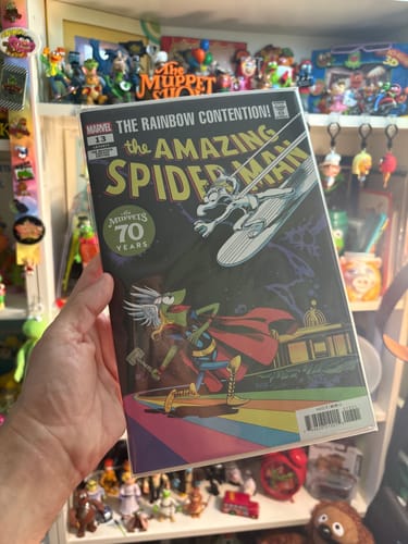 Customer photo review of Amazing Spider Man #13 Dave Bardin Muppets Variant