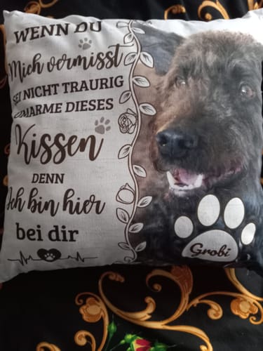 Customer photo review of Seelentröster - Individuelles Kissen