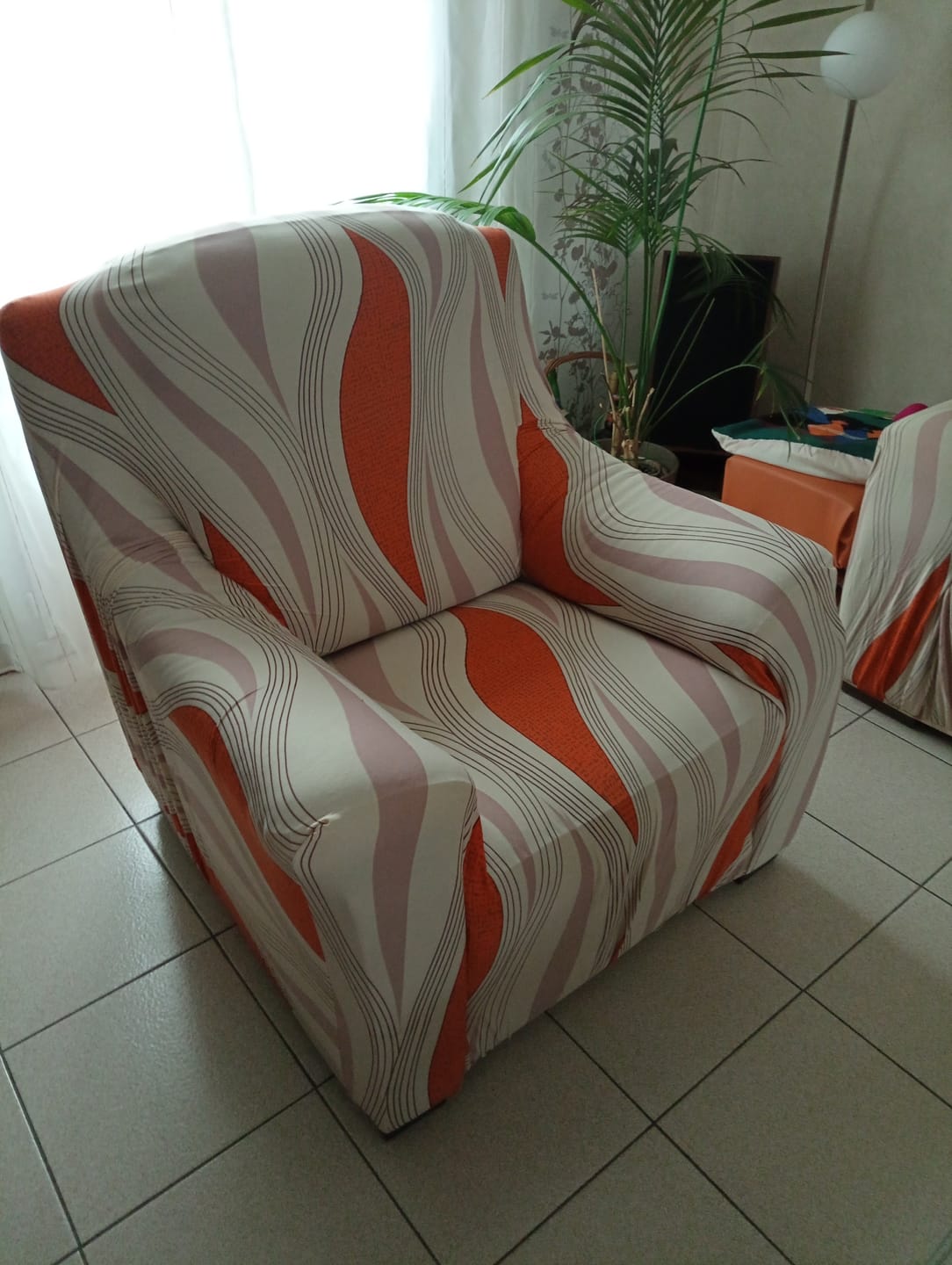 Customer photo review of Luxury - Housses Extensibles de Fauteuil et Canapé