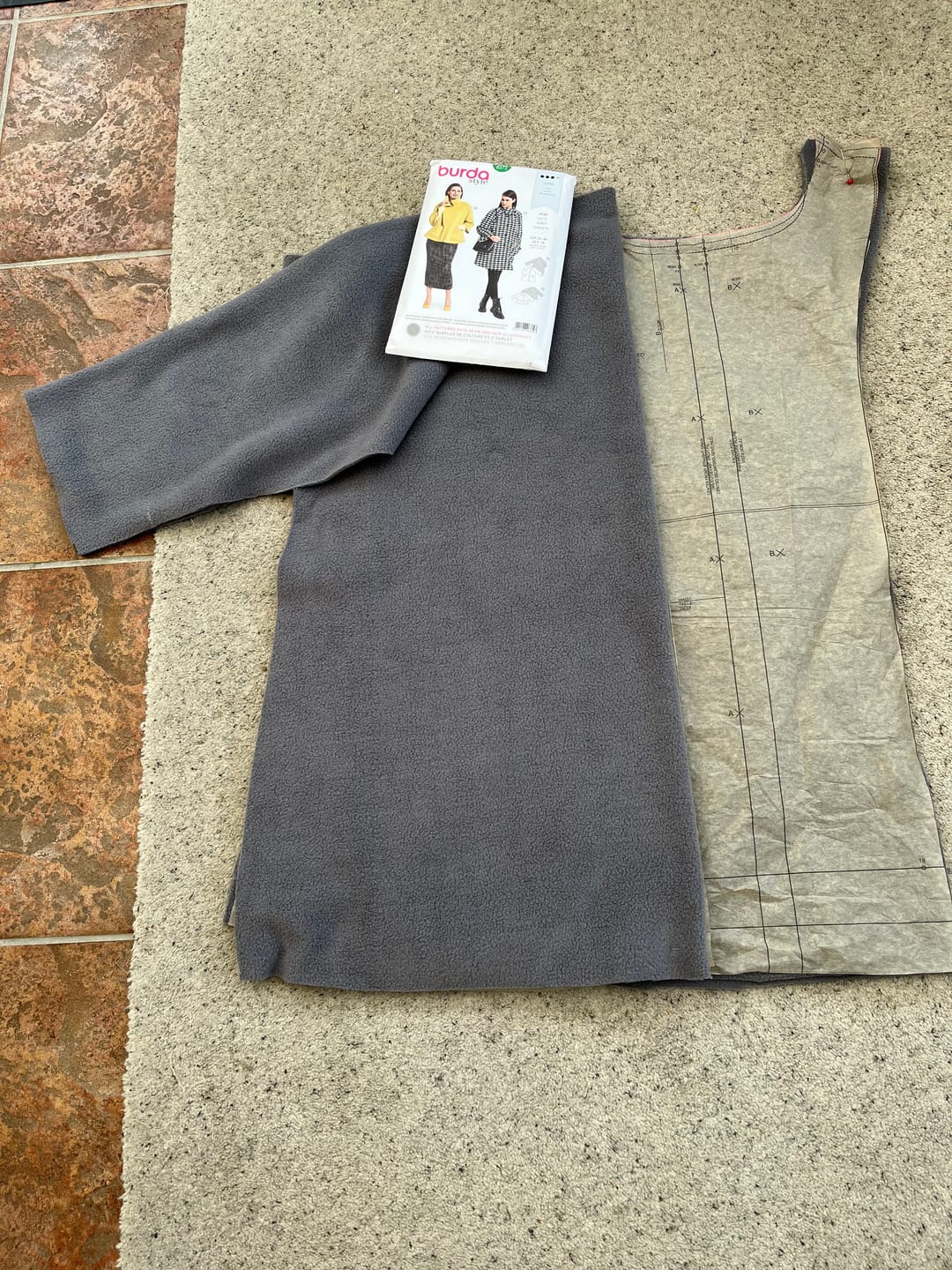 Customer photo review of Special Offer #2 - Plain Polar Fleece Fabric - 2 metre Pre-cut