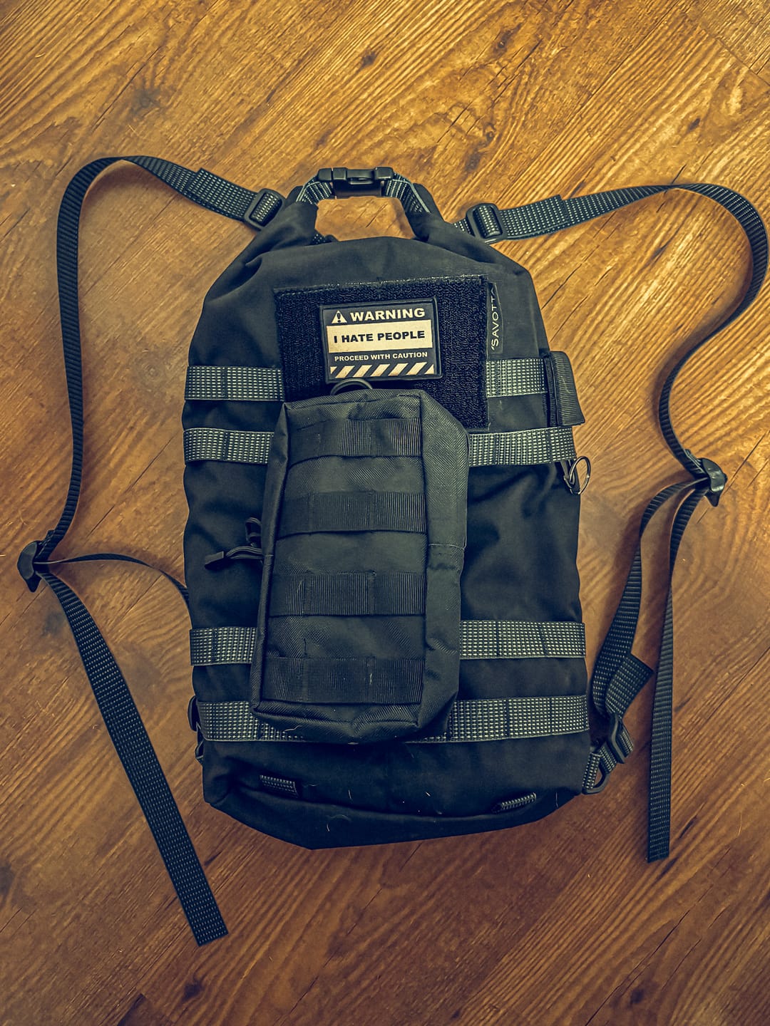 Customer photo review of Hatka 12L backpack
