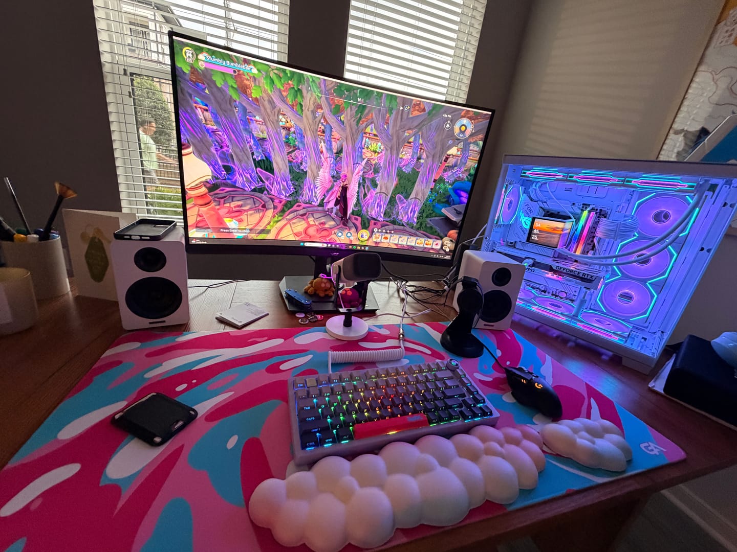 Customer photo review of Miami Swirl Mousepad