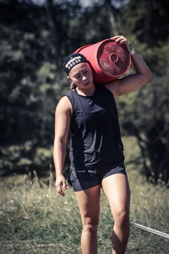 Customer photo review of Minimal Cross Women's Performance Shorts