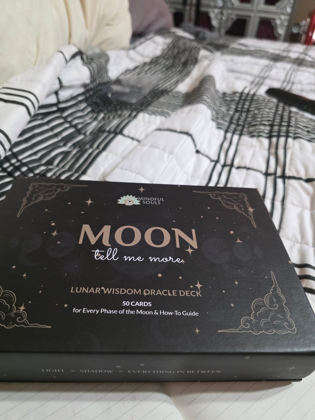 Customer photo review of Moon Oracle Deck: A Lunar Tool for Real Life