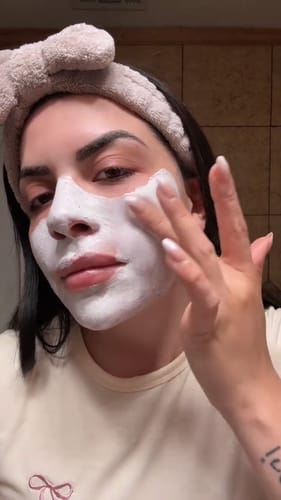 Customer photo review of Amazonian White Clay Mask