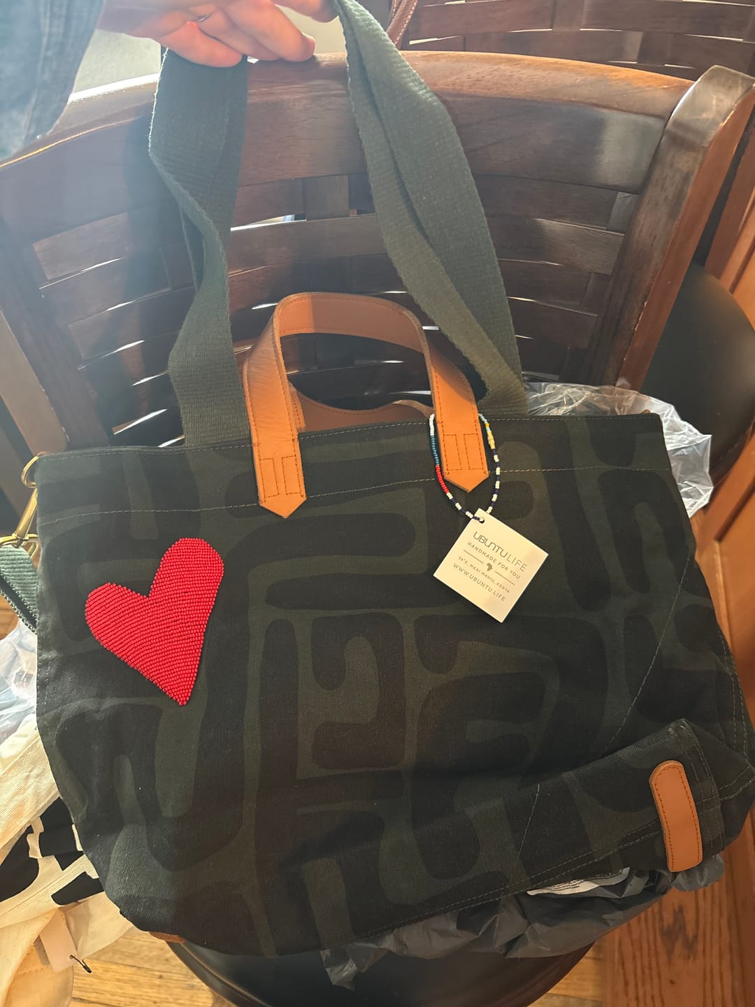 Customer photo review of Commuter - Safari Kuba with Red Beaded Heart