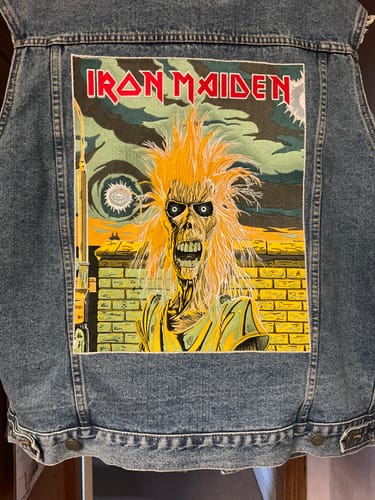 Customer photo review of Iron Maiden - Iron Maiden - Embroidered Backpatch
