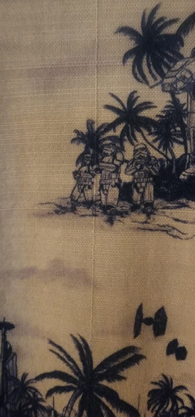 Customer photo review of Star Wars™ "Tide of the Battle" – Bamboo Short Sleeve Shirt