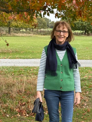 Customer photo review of Brand New Shamrock Green Luxury Cashmere V Neck Waistcoat Small UK 8-10