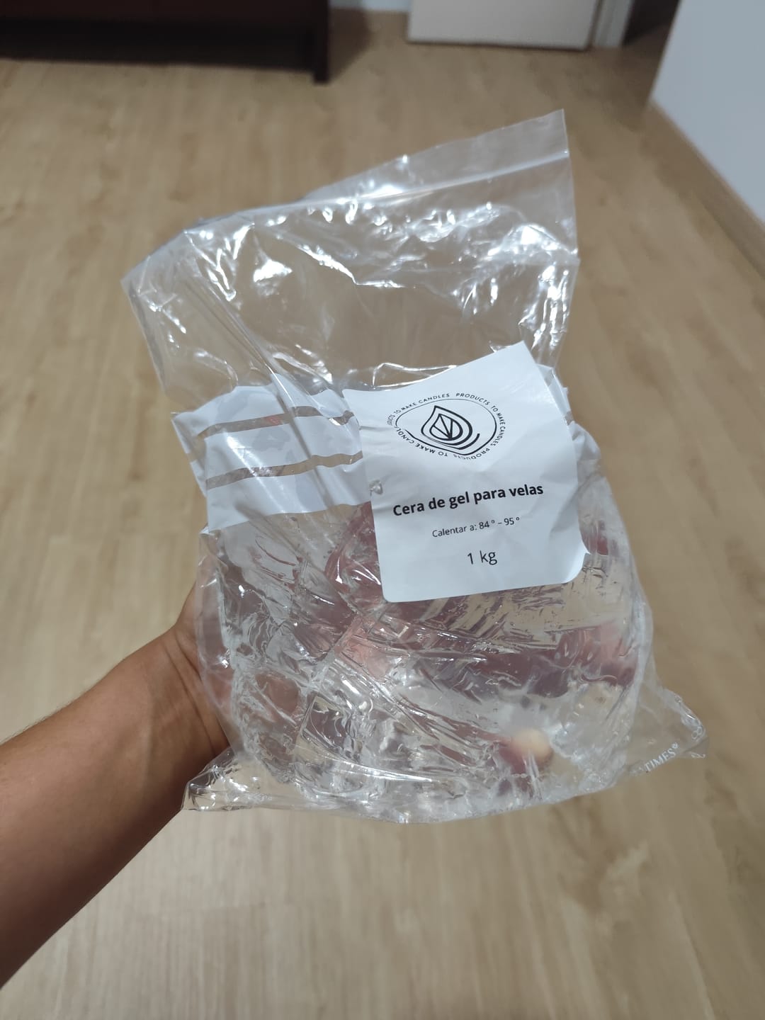 Customer photo review of Gel para velas