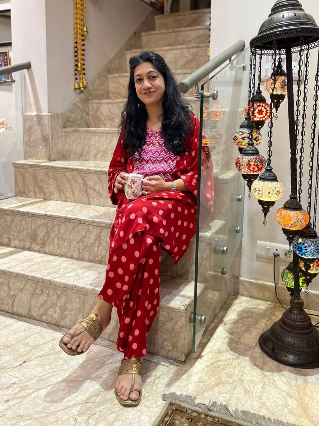 Customer photo review of Set of 2 - Laila Kurta Salwar Set