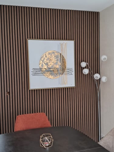 Customer photo review of Panneau acoustique en bois | Mocca | De première qualité