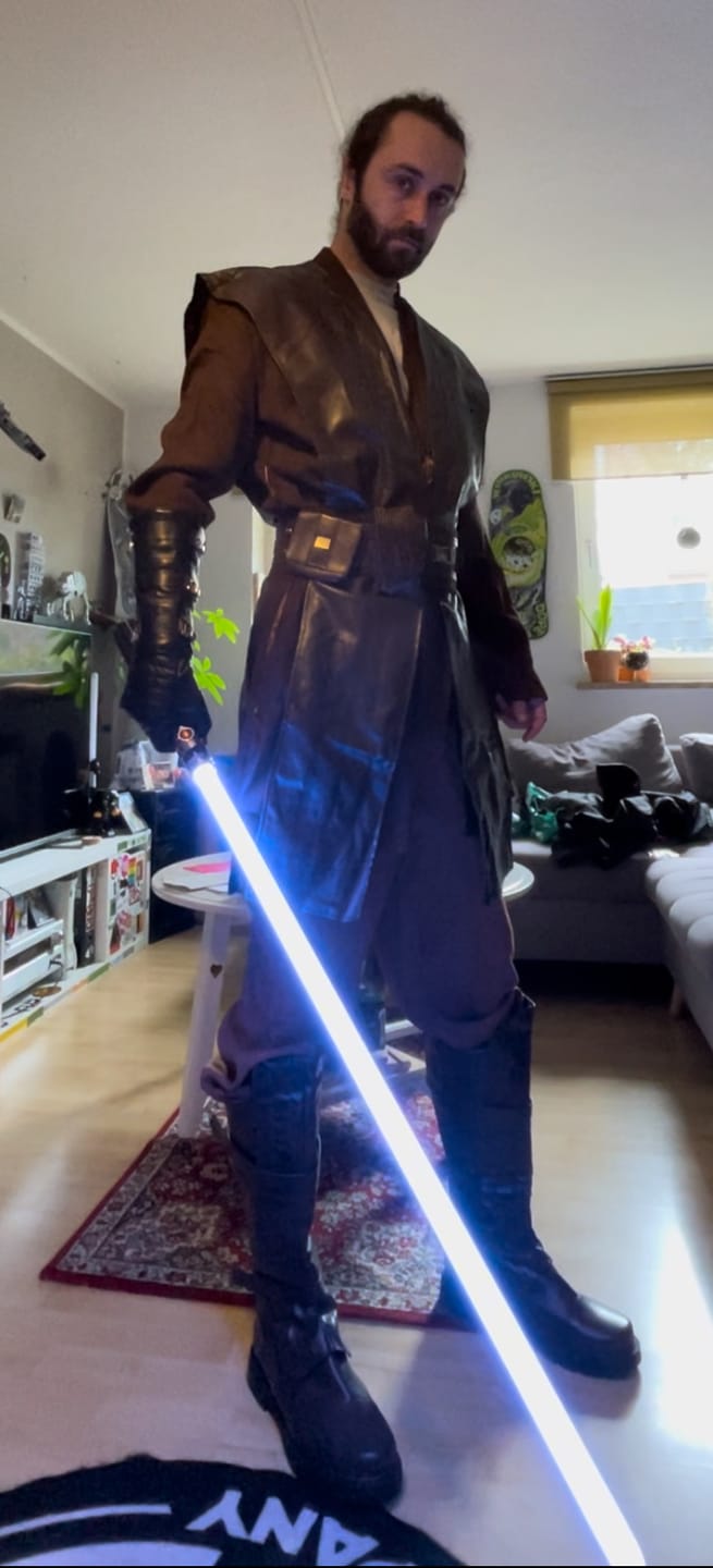 Customer photo review of Anakin Skywalker Cosplay Kostüme Outfits Halloween Karneval Outfits
