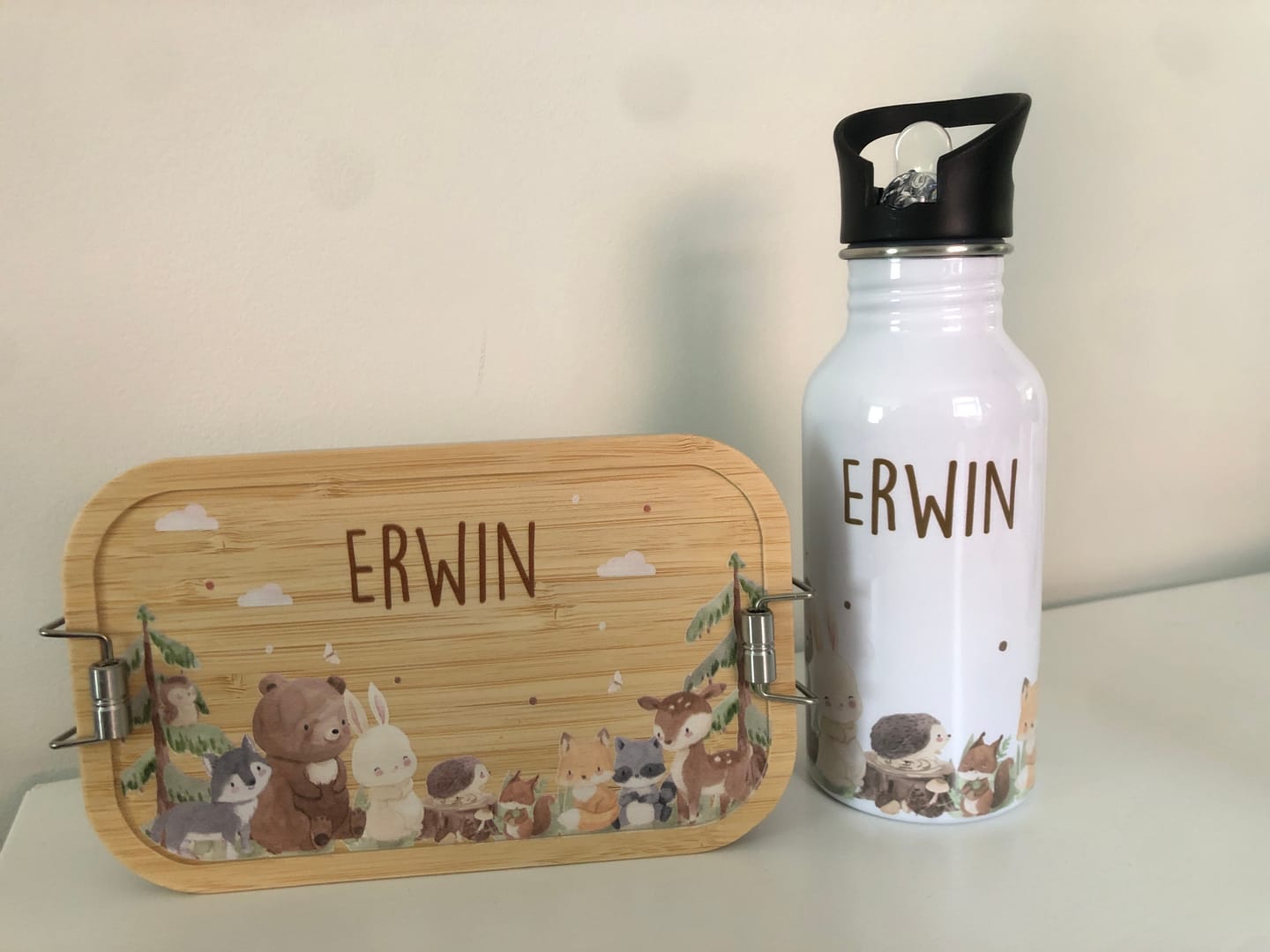 Customer photo review of Schulset & Kita Starterset: Brotdose mit Trinkflasche für Kinder