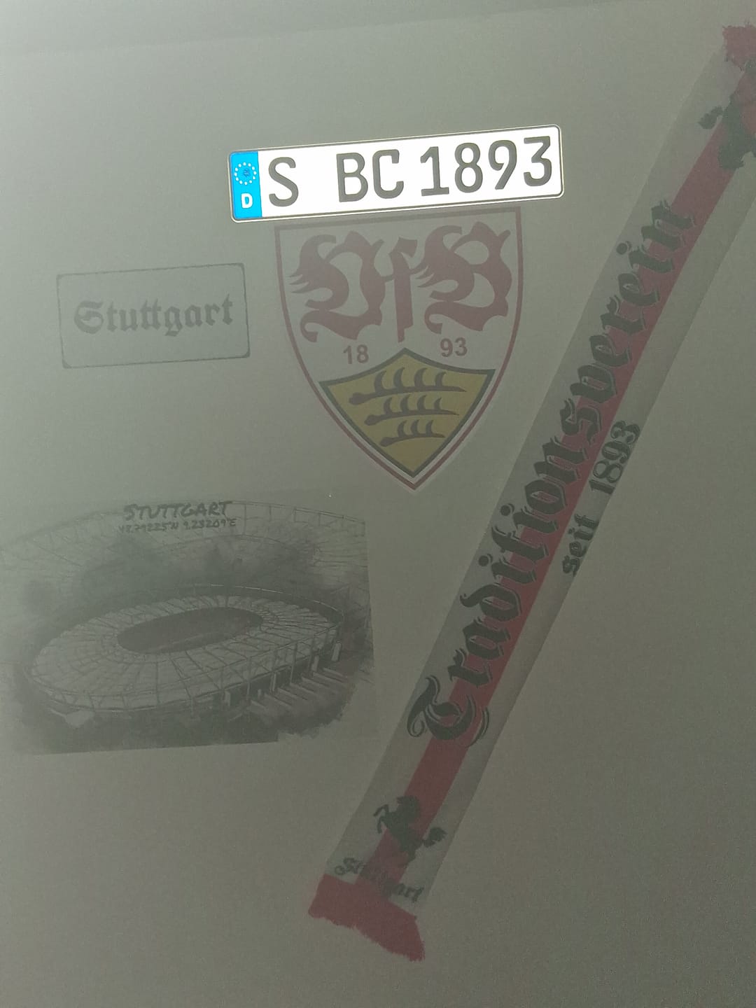 Customer photo review of Stadion Poster Stuttgart Art Print