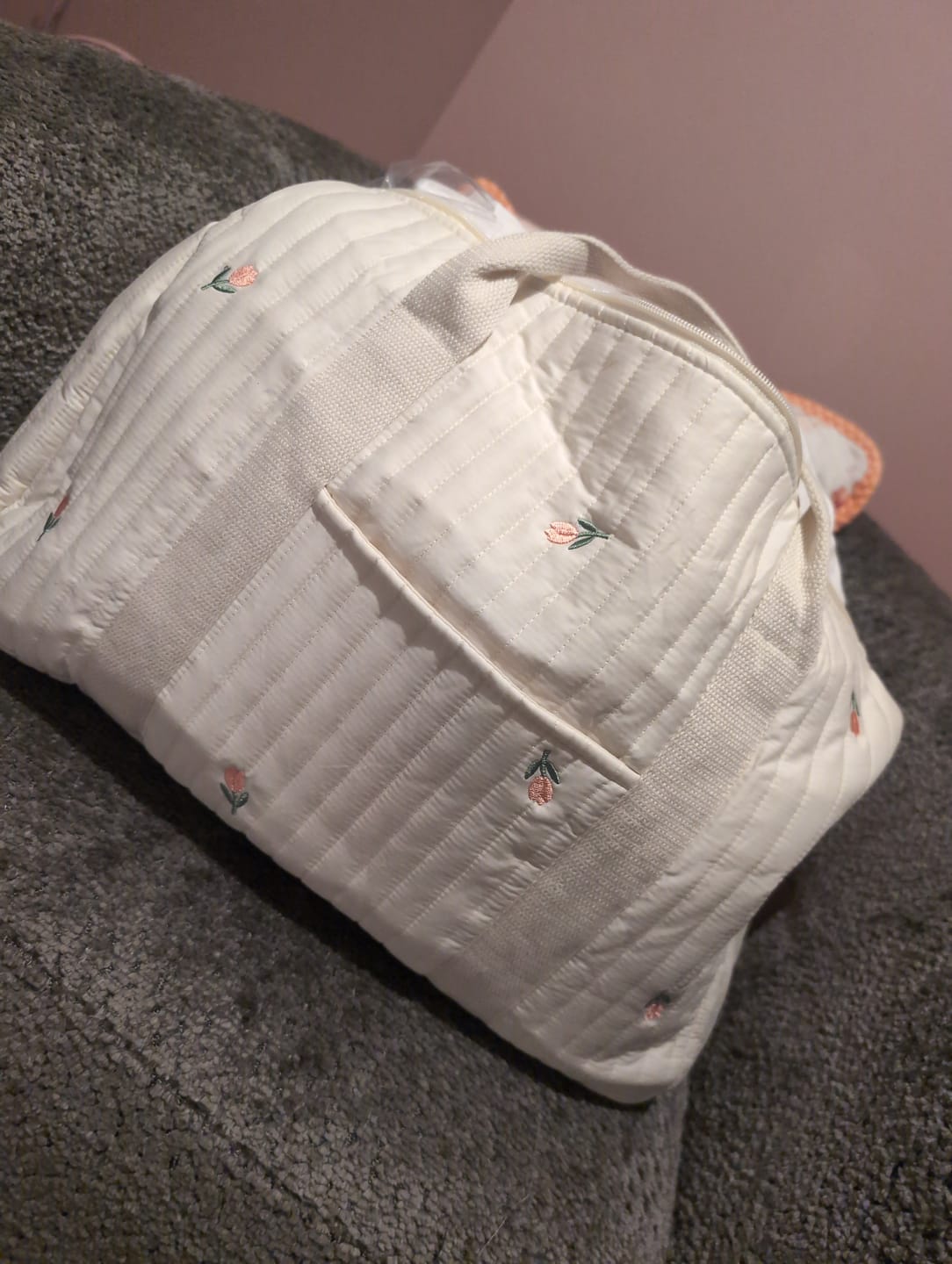 Customer photo review of Mom Essentials Duffle Tote Bag