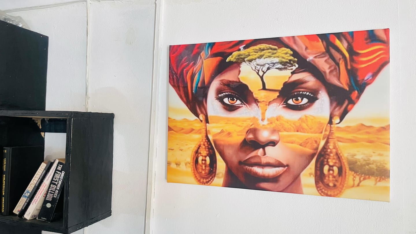 Customer photo review of 4 x A2 Canvas Combo